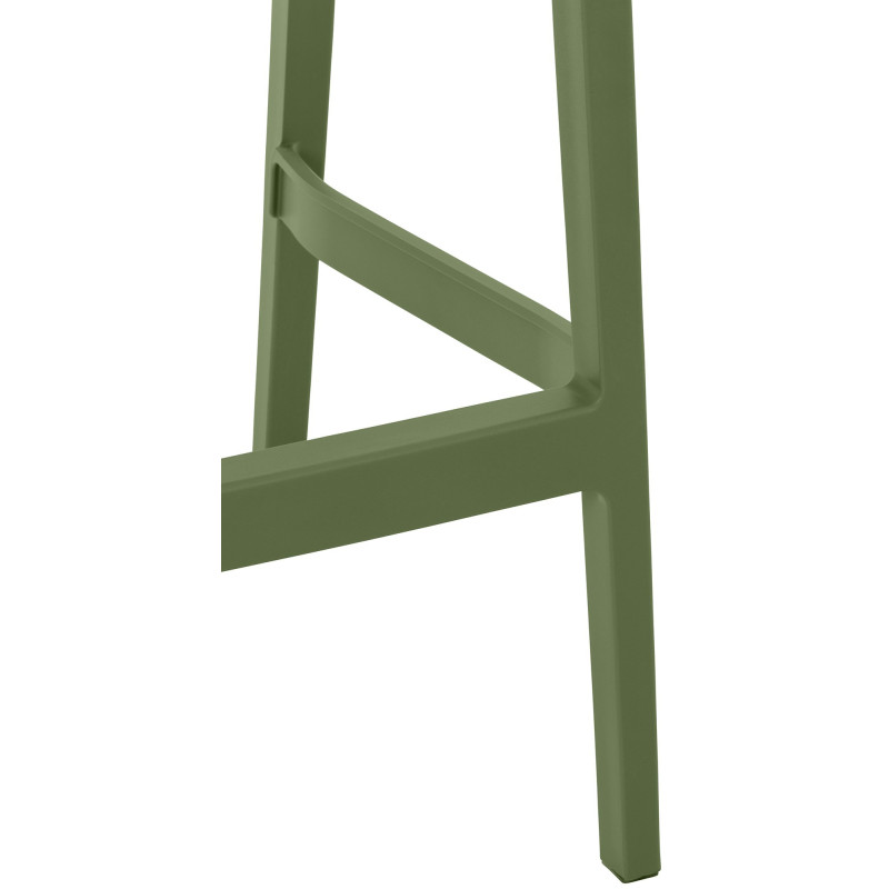 Ensemble de 2 tabourets de bar Maya olive