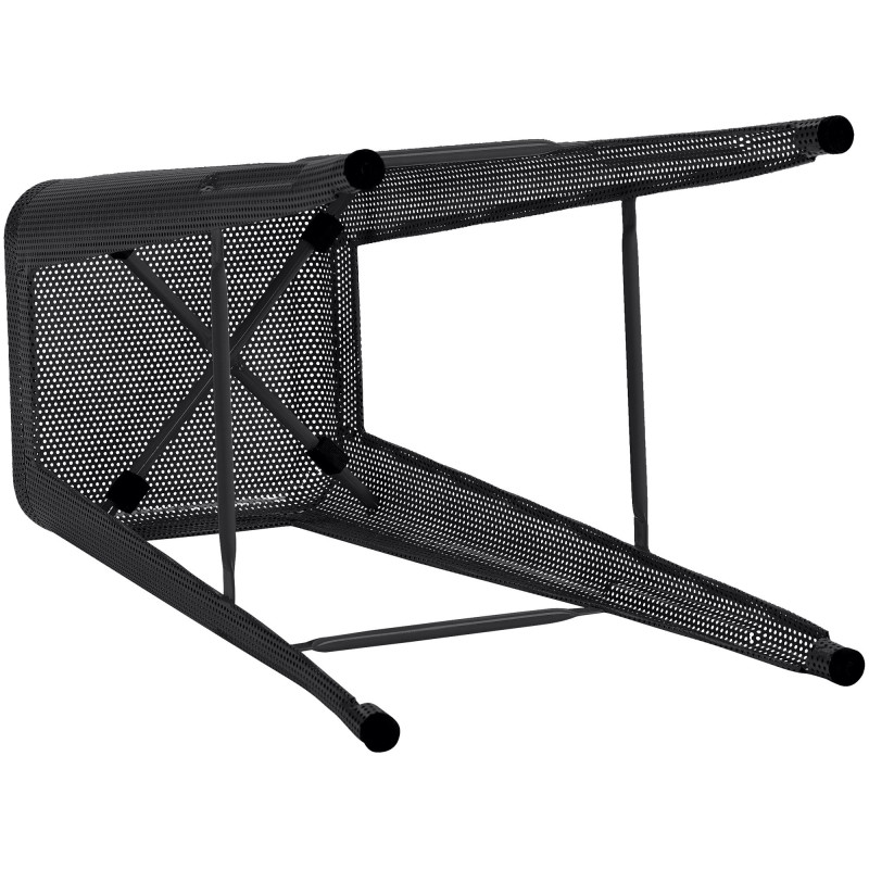 Conjunto de 4 banquetas de bar Fletcher, pretas