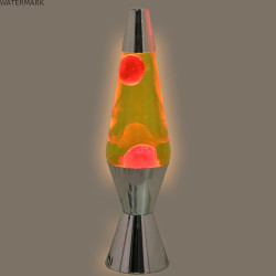 Lampe à Lave Alexandra House Living Jaune Rose Métal 9 x 37 x 9 cm