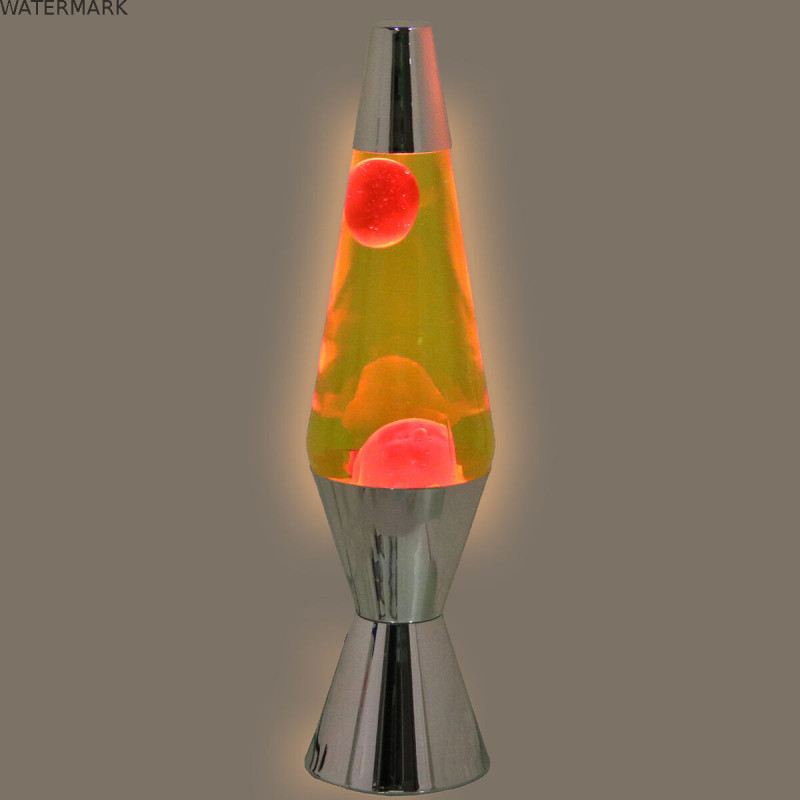 Lampe à Lave Alexandra House Living Jaune Rose Métal 9 x 37 x 9 cm
