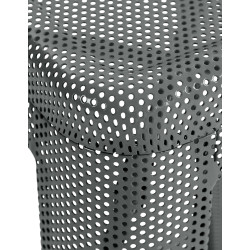 Conjunto de 4 banquetas de bar Fletcher, cinza