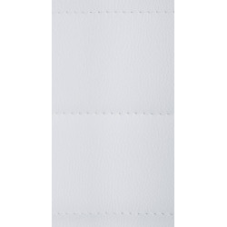 Conjunto de 2 banquetas Lex, em couro sintético, brancas.