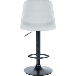 Ensemble de 2 tabourets de bar Lex, similicuir, blanc