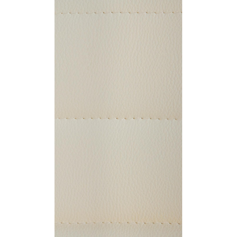 Ensemble de 2 tabourets de bar Lex en similicuir, couleur crème