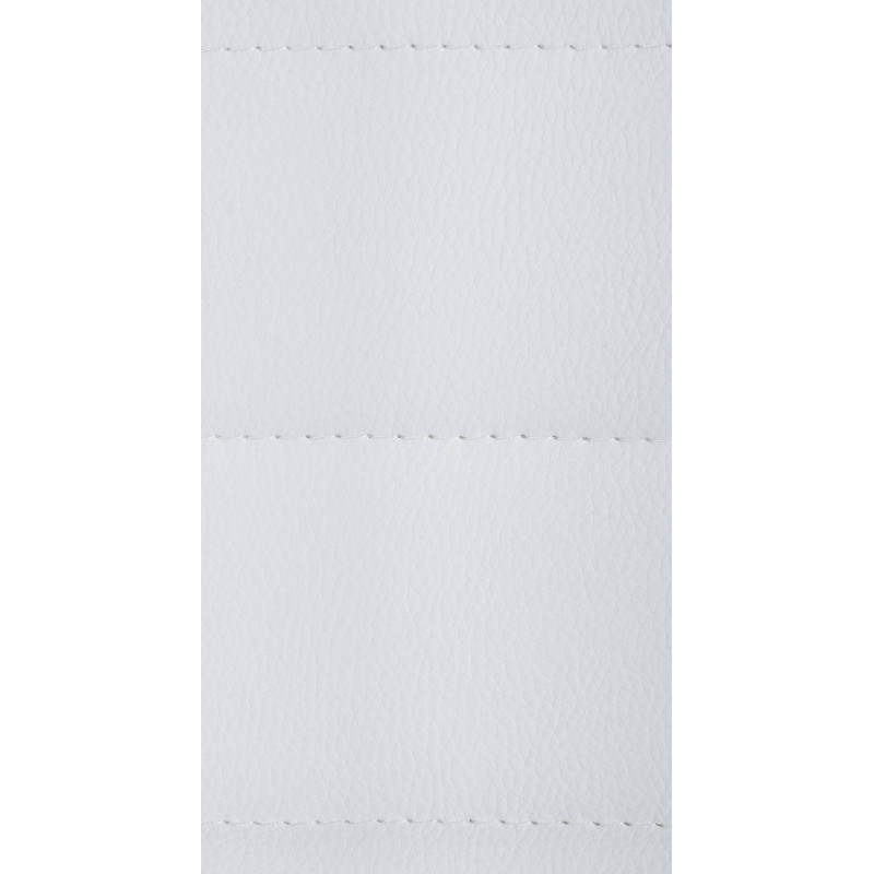 Conjunto de 2 banquetas Lex, em couro sintético, brancas.