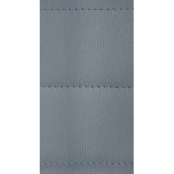 Juego de 2 taburetes de bar Lex de piel sintética gris