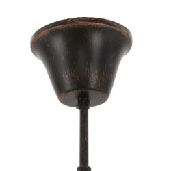 PLAFONNIER BRONKS 4 LUMIÈRES CM 80X80X40 (chaîne cm 80)