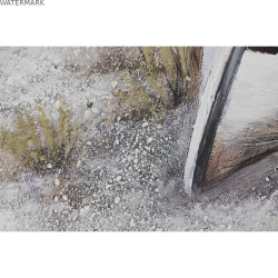 Cadre Home ESPRIT méditerranéen 140 x 3 x 70 cm (2 Unités)