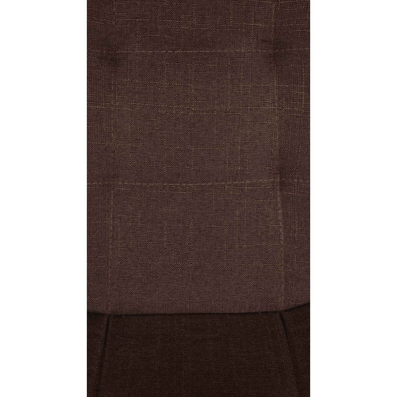 Taburete de bar Elmore, tapizado en tela B, marrón