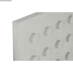 Décoration murale Home ESPRIT Blanc Bois MDF Moderne 80 x 6,5 x 80 cm