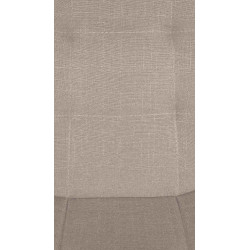 Taburete de bar Elmore, tapizado en tela W, color crema