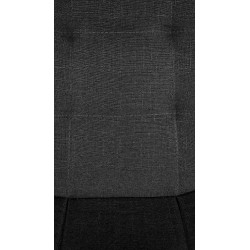 Taburete de bar Elmore, tapizado en tela W, gris oscuro