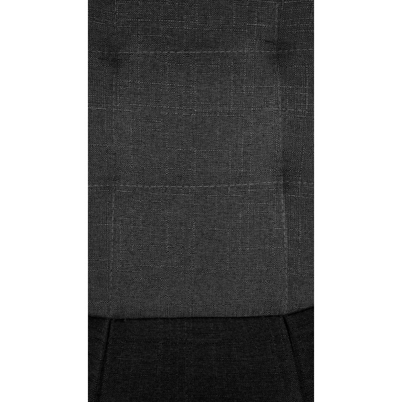 Sgabello da bar Elmore, tessuto W, grigio scuro