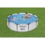 Kit Piscine hors sol tubulaire BESTWAY Steel Pro Max™ - 305 x 76 cm - Ronde (Avec épurateur a cartouche et pompe de filtration)