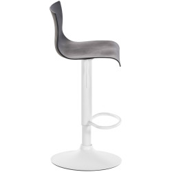 Taburete de bar gris Hoover W