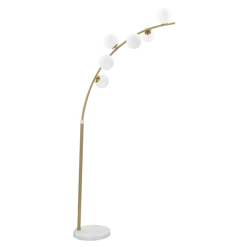 LAMPADAIRE GLAMY ARC 6 LUCI CM 130X45X220-246