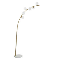LAMPADAIRE GLAMY ARC 6 LUCI CM 130X45X220-246