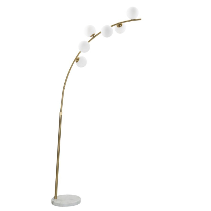 LAMPADAIRE GLAMY ARC 6 LUCI CM 130X45X220-246