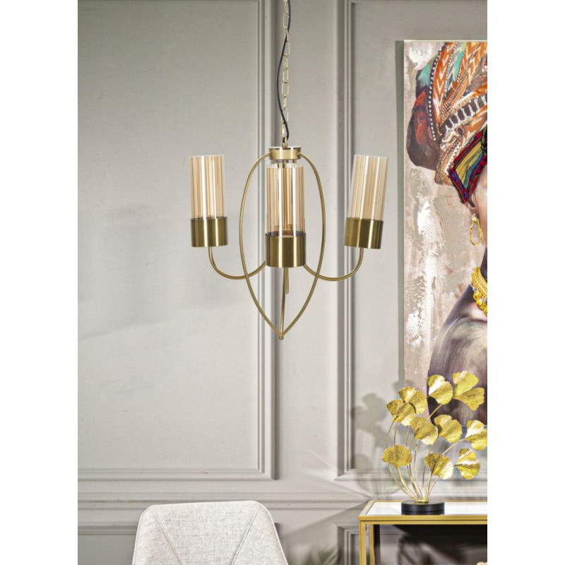 PLAFONNIER VERSAILLES 3 LUMIÈRES CM Ø 60X103