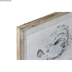 Cadre Home ESPRIT Gris Poisson (4 Unités)