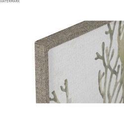Cadre Home ESPRIT Vert Corail méditerranéen 45 x 2 x 60 cm (2 Unités)