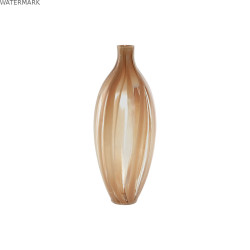 Vase Home ESPRIT Pêche Verre Moderne 17,5 x 17,5 x 44 cm