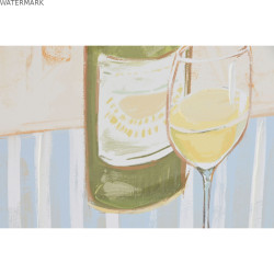 Cadre Home ESPRIT Jaune Bleu méditerranéen 60 x 4 x 80 cm (4 Unités)