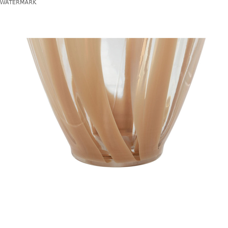 Vase Home ESPRIT Pêche Verre Moderne 17,5 x 17,5 x 44 cm
