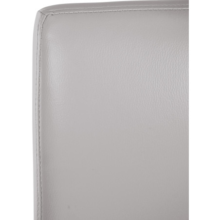 Tabouret de bar Freeport, similicuir, blanc