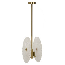 PLAFONNIER VERRE CM 35X18X80