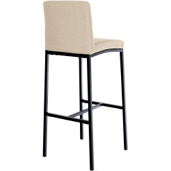 Taburete de bar Freeport, tapizado B, color crema