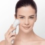 Braun FaceSpa 851V 3-En-1 Épilateur Électrique Femme Visage et Épilation Blanc/Bronze, Brosse Nettoyante, Épilation, Nettoyage