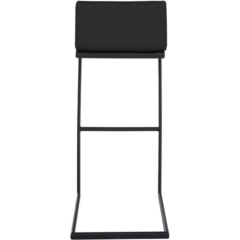Tabouret de bar Newport, similicuir, noir