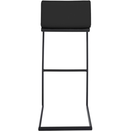 Tabouret de bar Newport, similicuir, noir