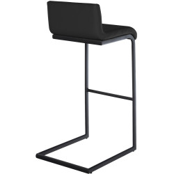 Tabouret de bar Newport, similicuir, noir