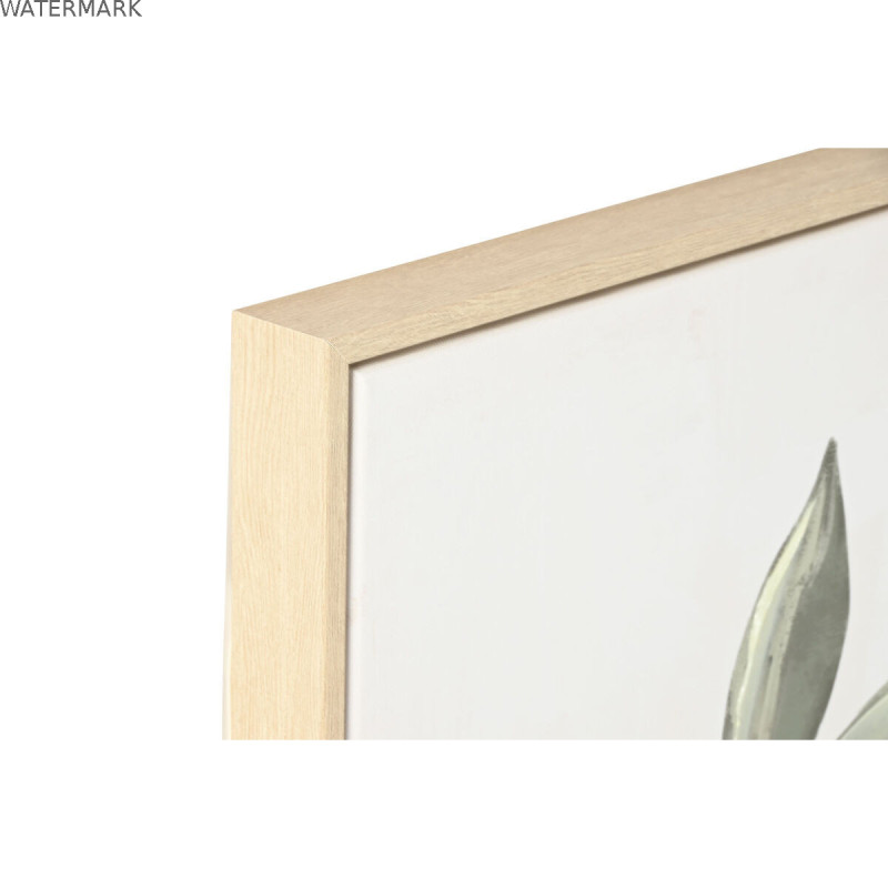 Cadre Home ESPRIT Jaune Beige Cottage 80 x 4 x 80 cm (2 Unités)
