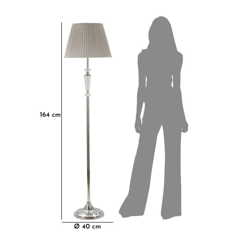 LAMPADAIRE ARGENTÉ CM …..
