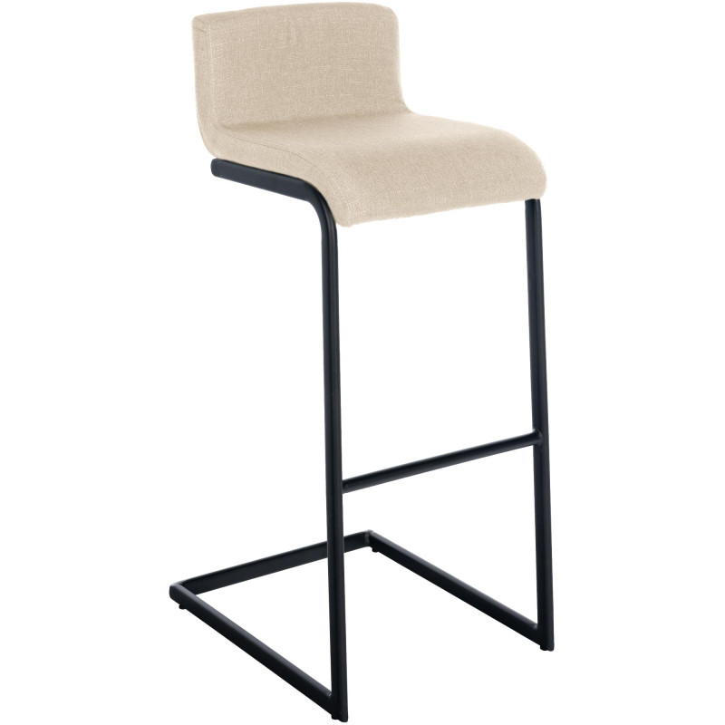 Tabouret de bar Newport, tissu B, crème