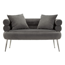 CANAPÉ SILVERY PLUS AVEC COUSSINS CM 133X68X69