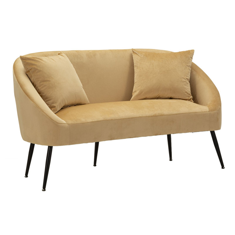 CANAPÉ BROWY AVEC COUSSINS CM 137X69X79
