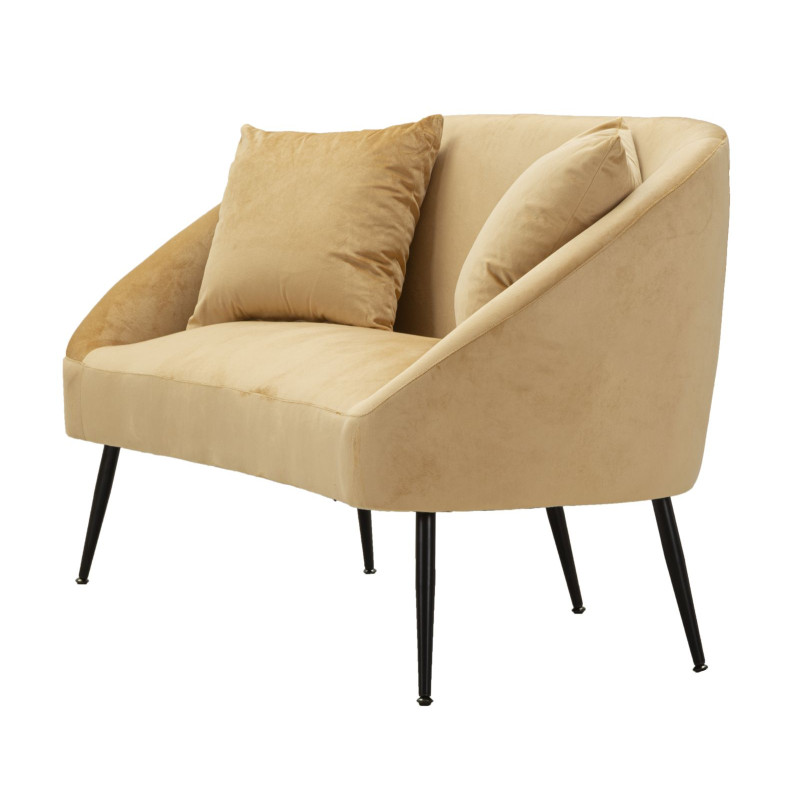 CANAPÉ BROWY AVEC COUSSINS CM 137X69X79