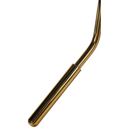 Sgabello da bar Braga in velluto oro grigio scuro