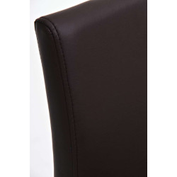 Tabouret de bar Panama E simili cuir marron