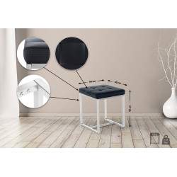 Tabouret Barci noir