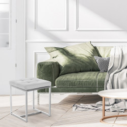 Tabouret Barci blanc