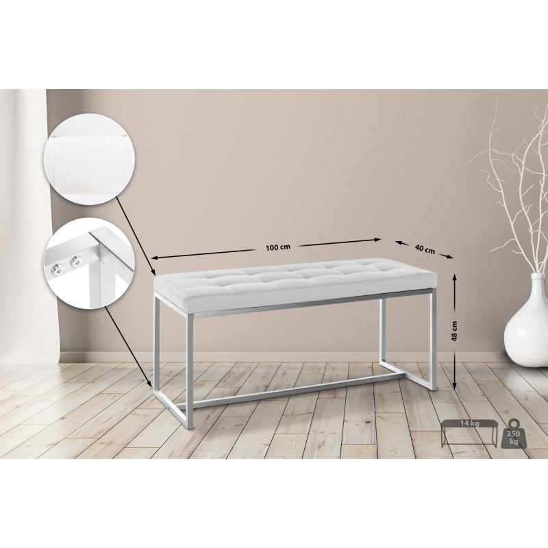 Banc Barci blanc
