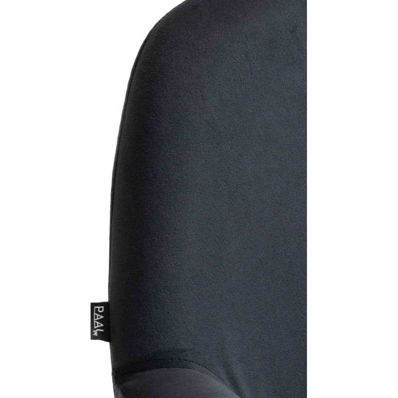 Set di 2 sgabelli da bar Braga Gold Velvet Black