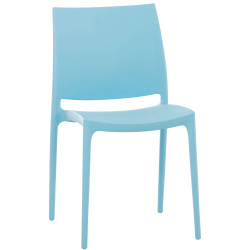 Chaise MAYA bleu clair