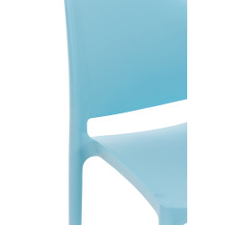 Chaise MAYA bleu clair