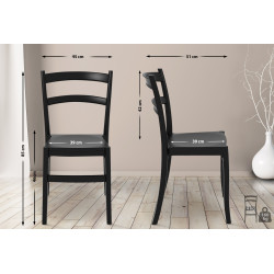 Chaise Tiffany noire